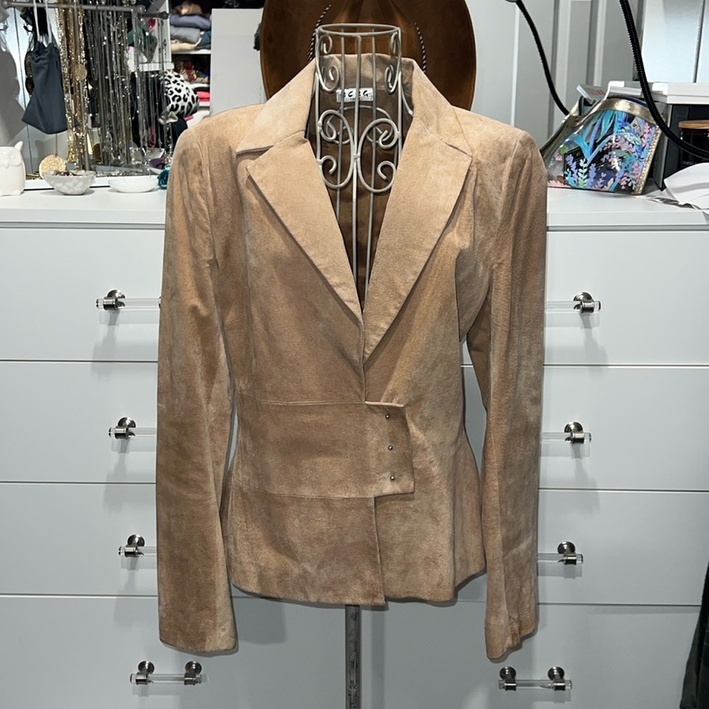 BCBG Suede Blazer, size 10